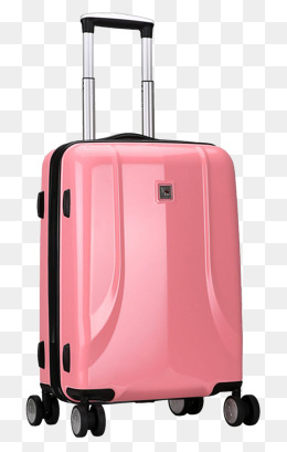 Pink suitcase clipart