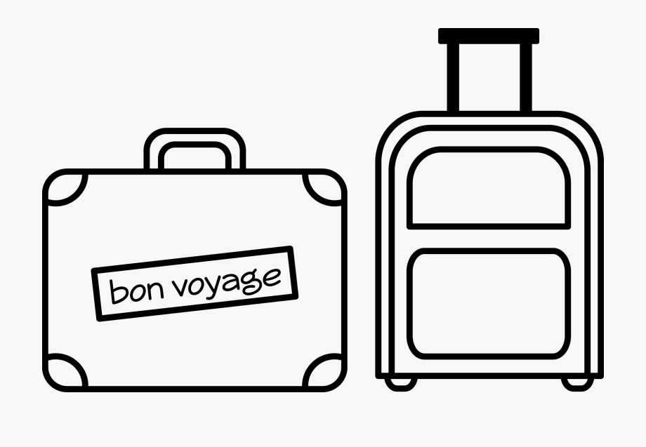 Clipart Royalty Free Download Luggage Drawing