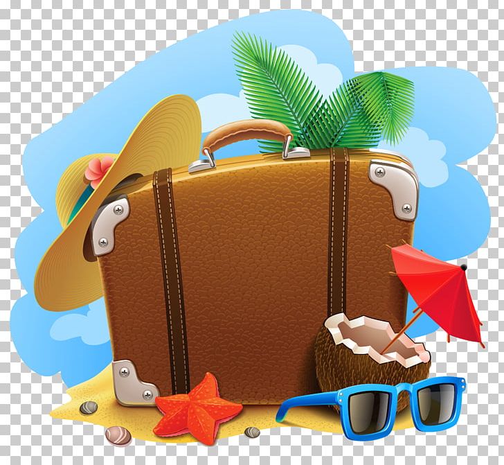 Travel Suitcase Summer Vacation PNG, Clipart, Baggage, Beach