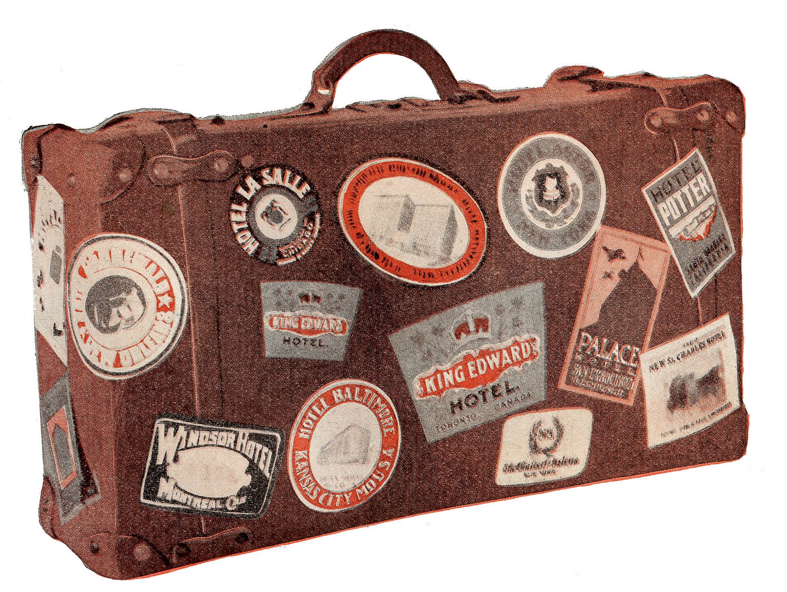 Free Vintage Luggage Cliparts, Download Free Clip Art, Free