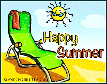 Happy summer clip art