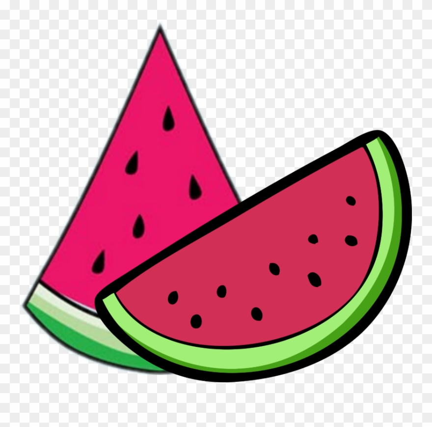 Watermelon melon slice.