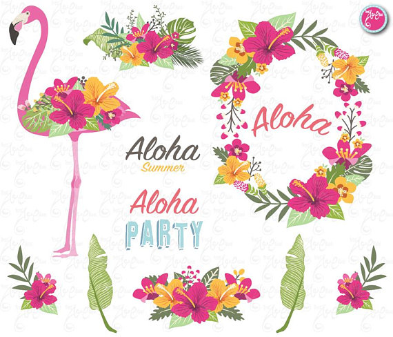 Aloha clip art.