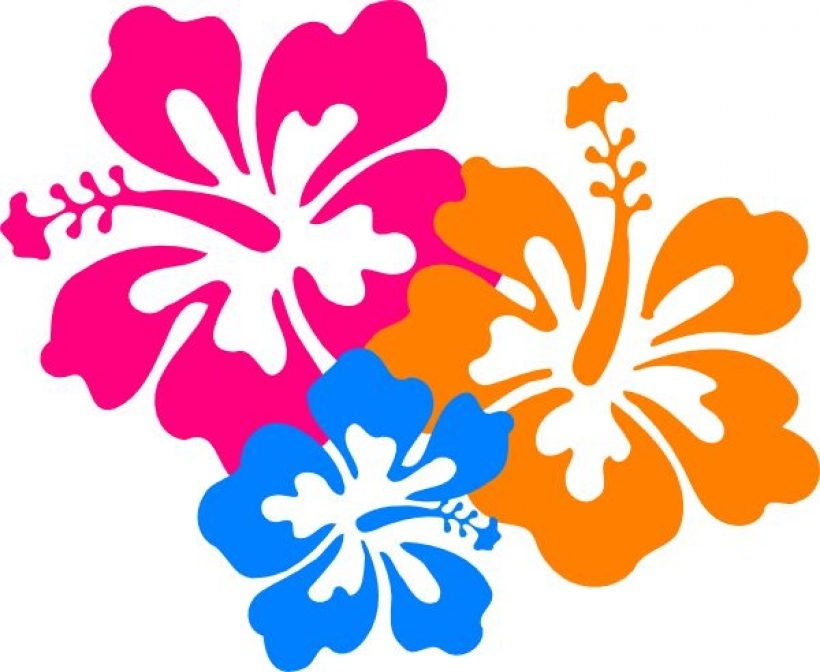 August Flowers Clipart