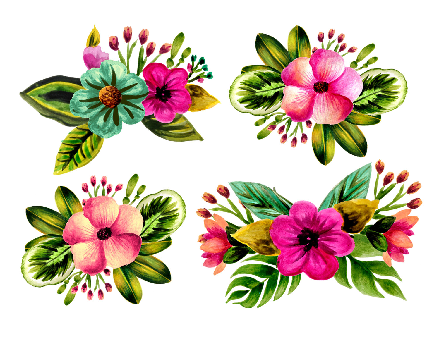 Flower clip art summer