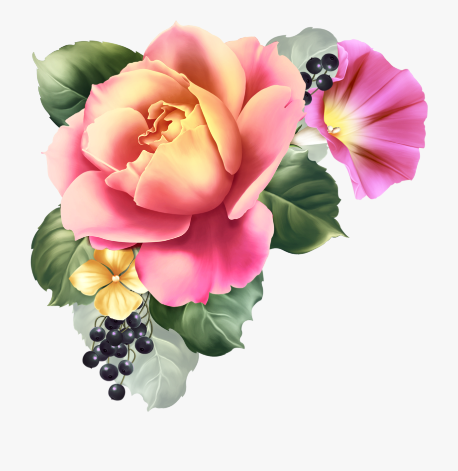 summer flowers clipart floral