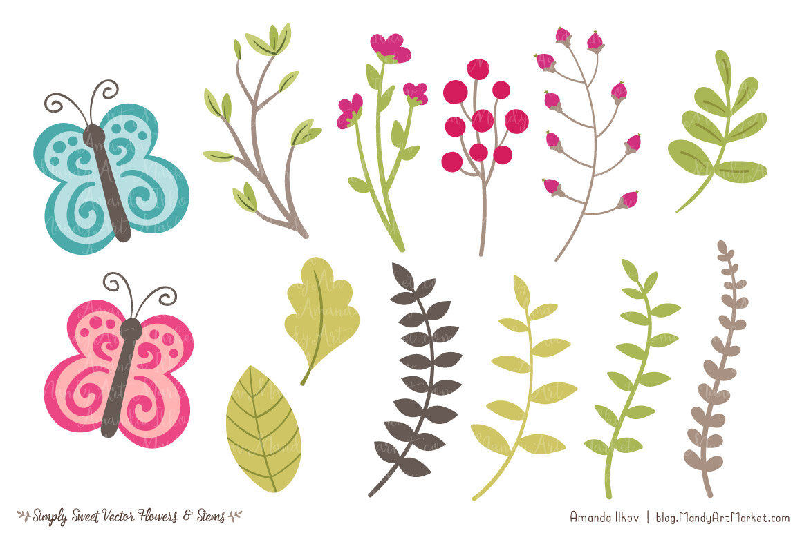 Free Summer Flowers Clipart