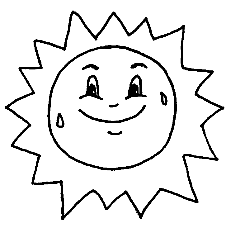 Best Sun Clipart Black And White