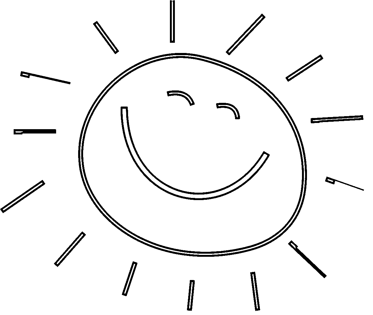 Free Coloring Page Of A Sun, Download Free Clip Art, Free