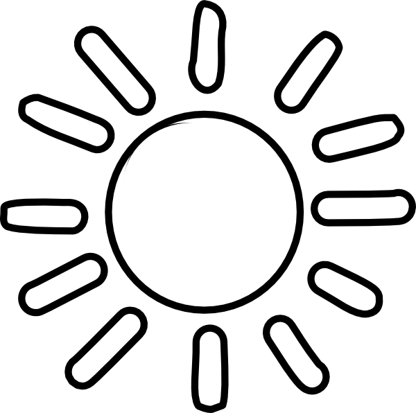 Free Sunshine Outline Cliparts, Download Free Clip Art, Free