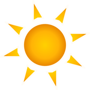 Image result for simple sun outline