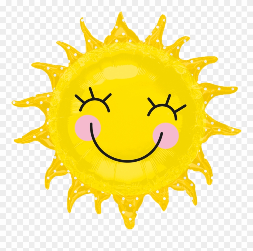 Smiley Sunshine Sun Balloon
