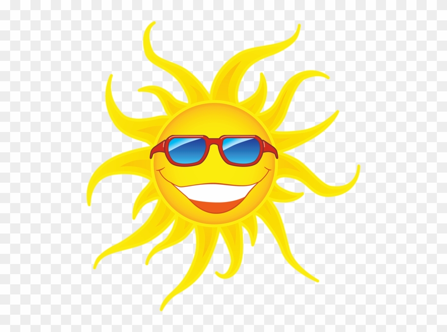 Sun With Sunglasses Clipart Free