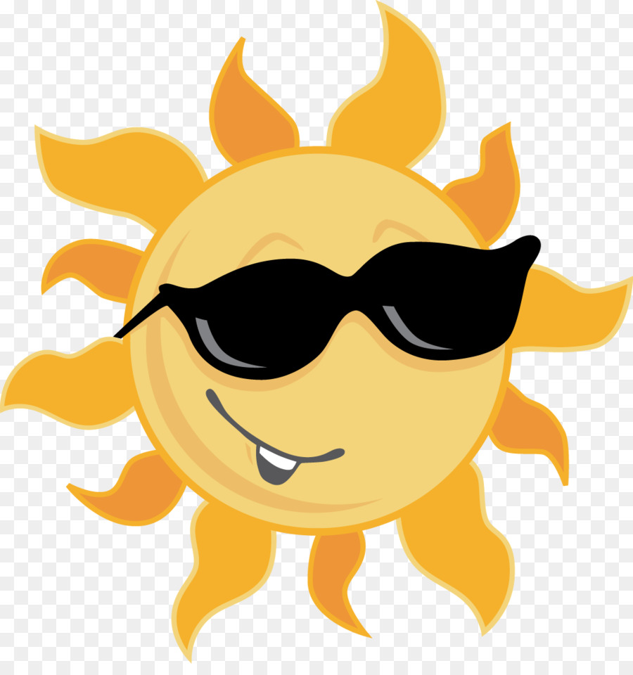 sun clipart transparent sunglasses