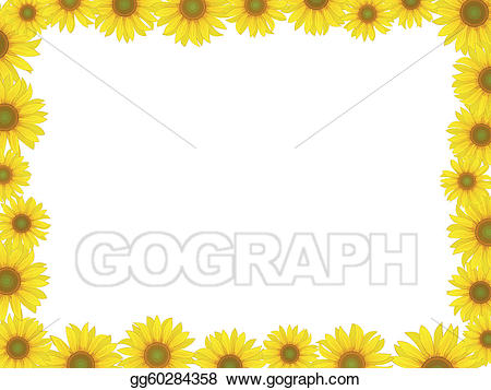 Vector art sunflower.