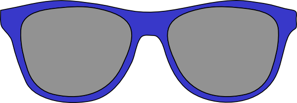 Blue Sunglasses PNG, SVG Clip art for Web