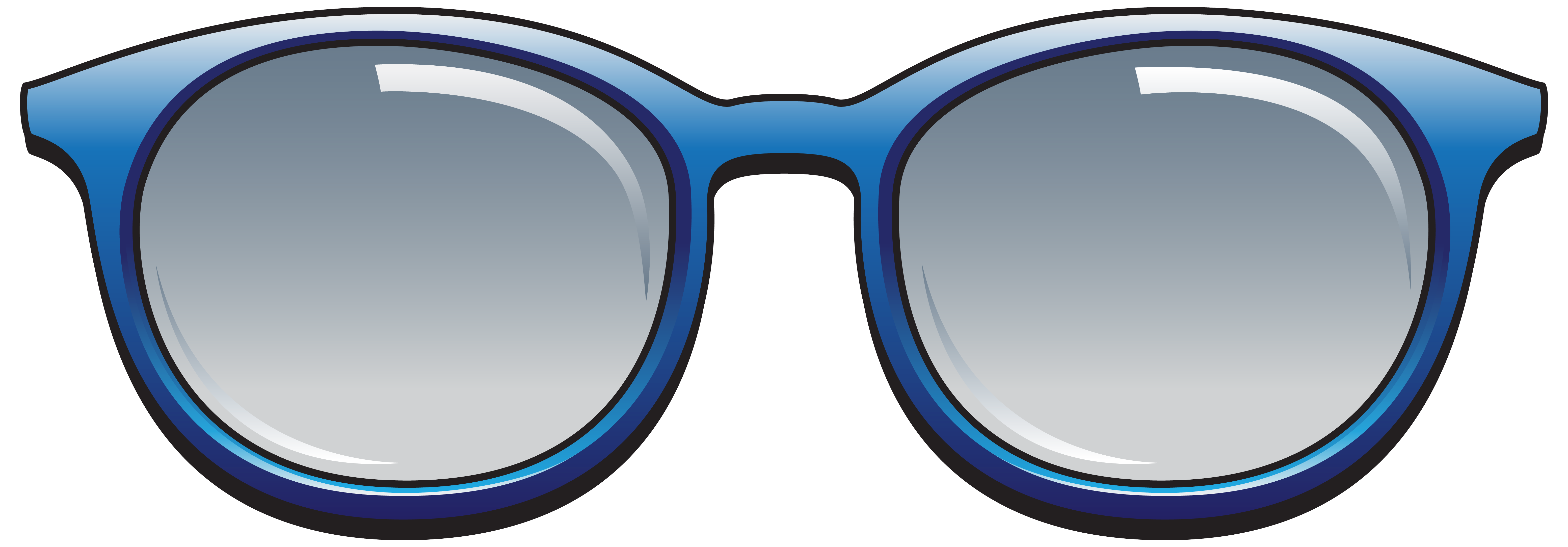 Blue sunglasses png.