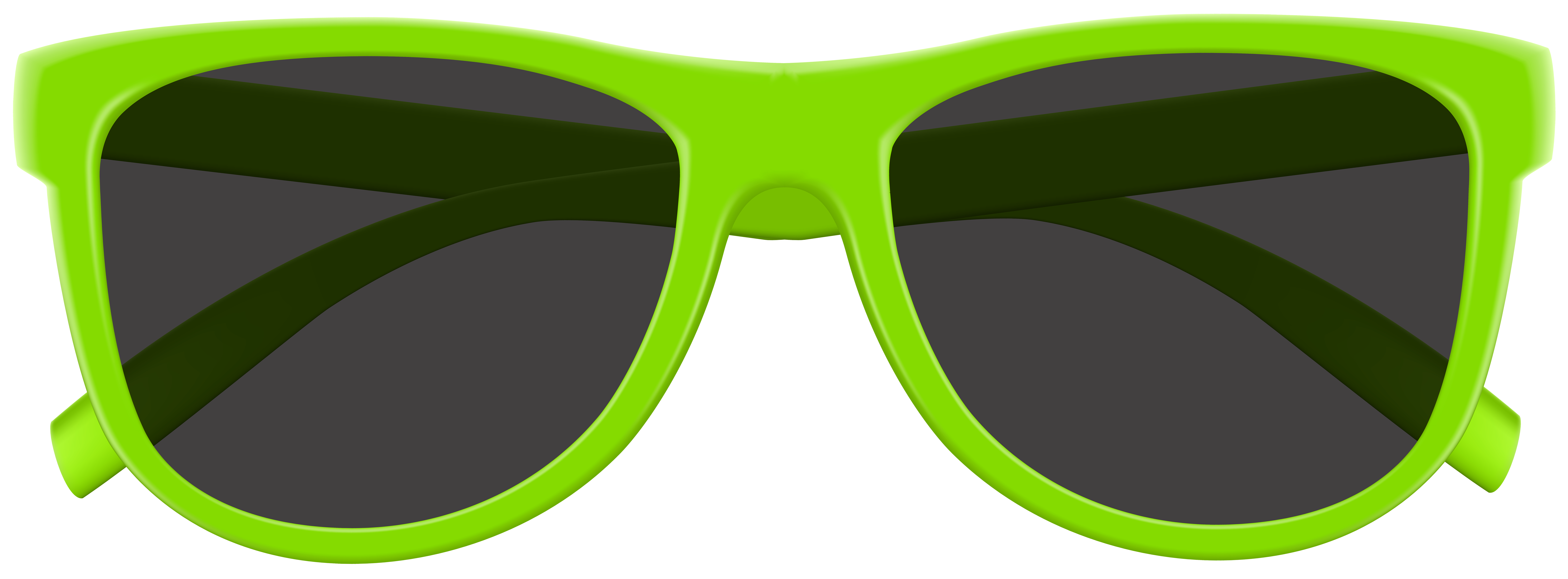 Green Sunglasses PNG Clip Art Image