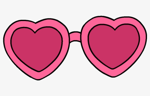 Free Heart Sunglasses Clip Art with No Background