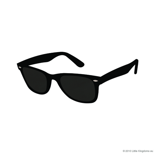 Aviator sunglasses clipart
