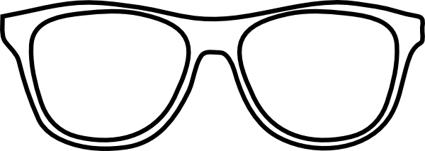 Sunglasses Clipart Black And White