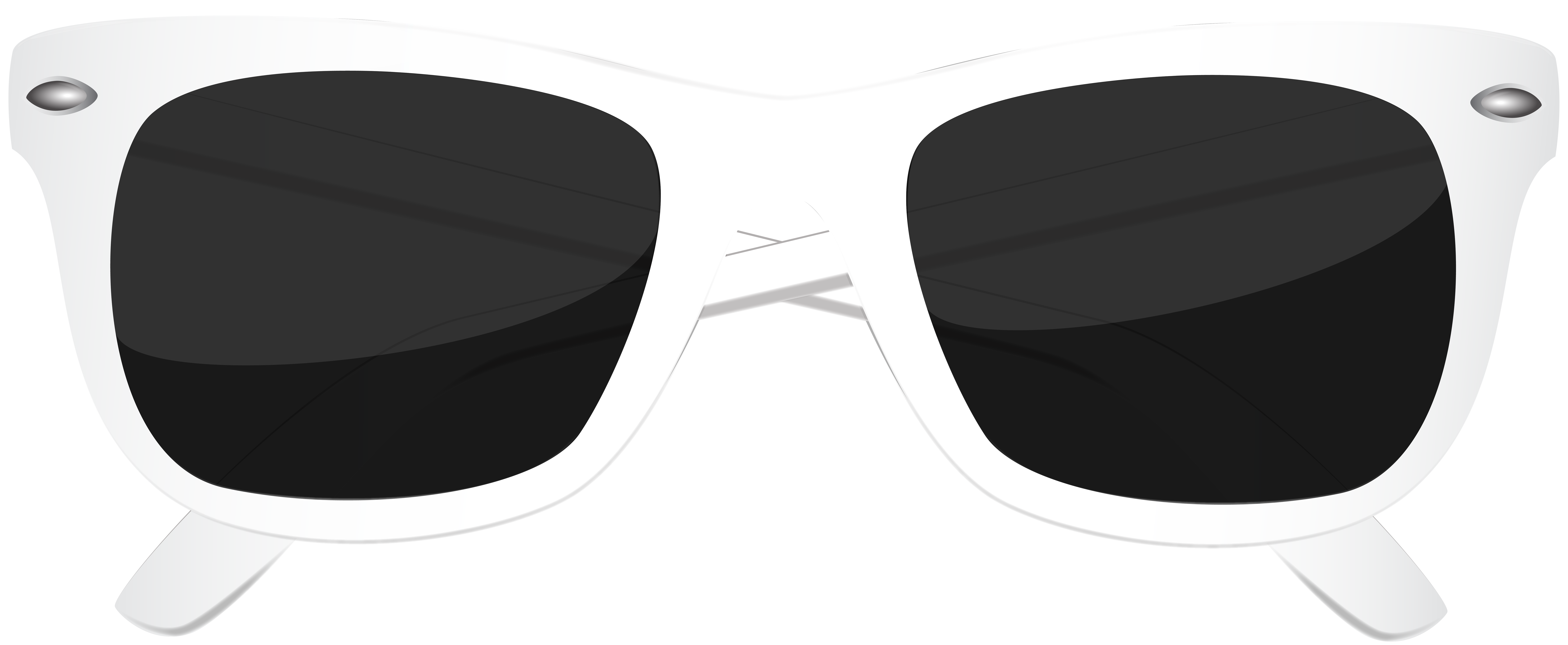 White Sunglasses PNG Clip Art Image