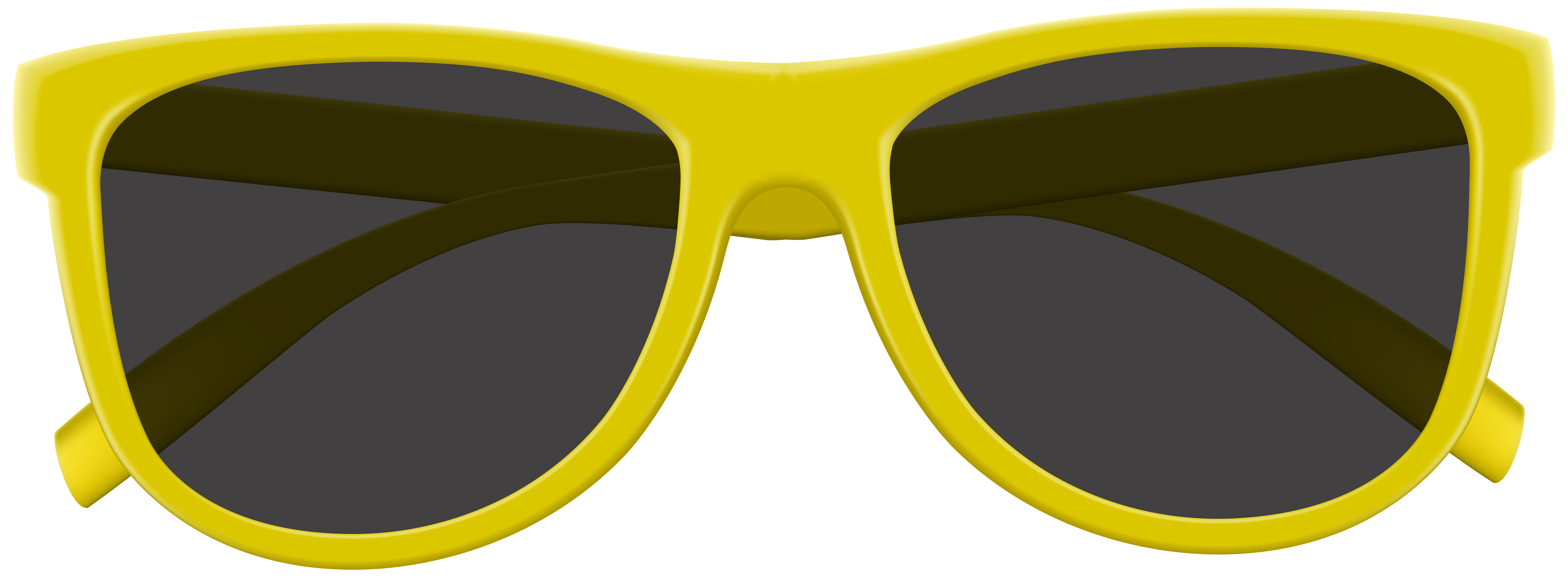 Yellow sunglasses png.