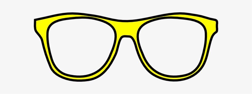 Yellow glasses clip.