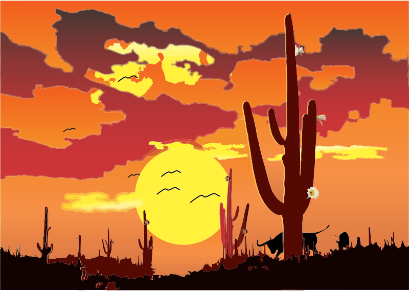 Free desert scene clip art wikiclipart