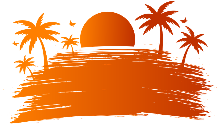 Summer Sunset Party Sun Nature Sea Ocean Orange