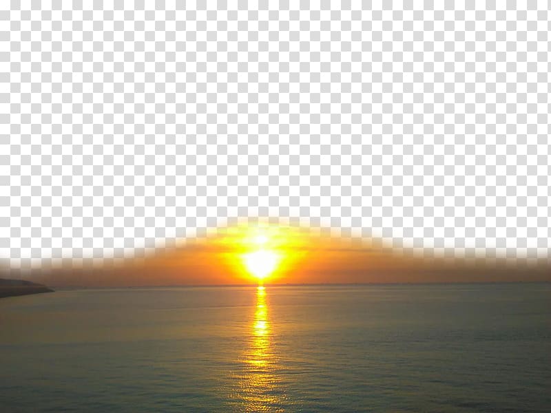 sunset clipart transparent background