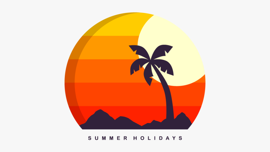 Summer Holiday Island Travel Background Vector Eps
