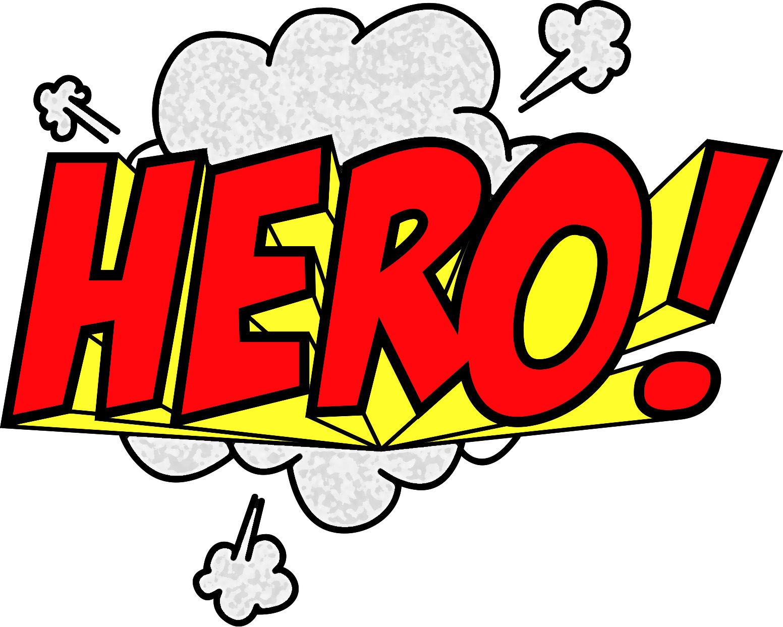 superhero clipart free comic book