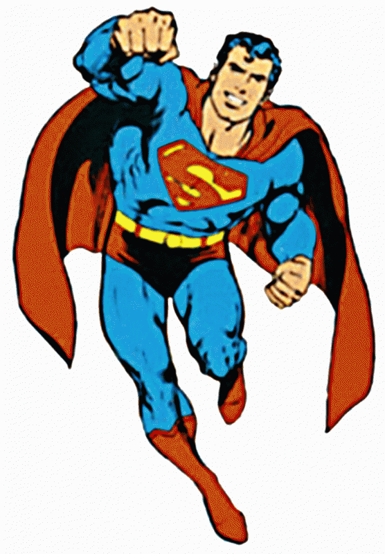Superman clip art.