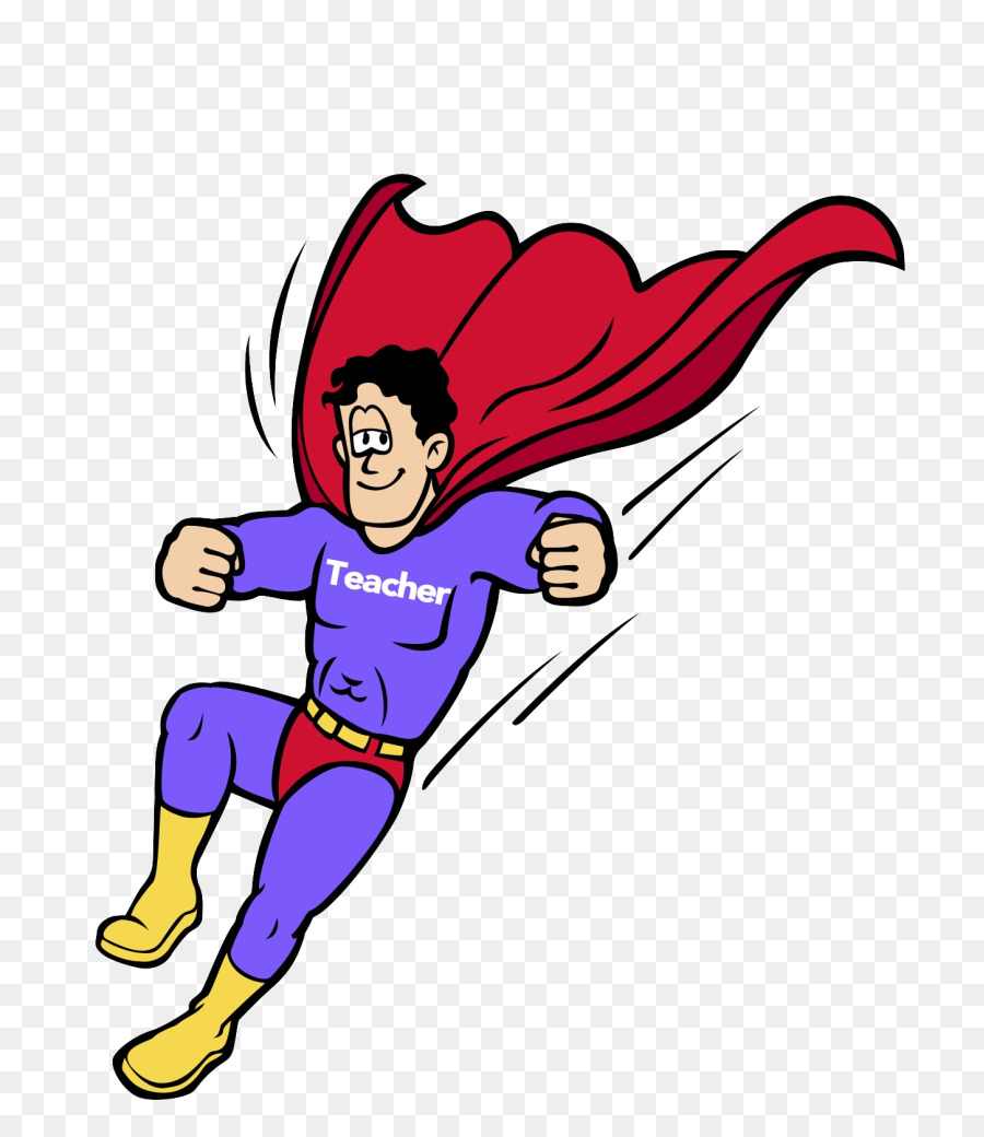 Teacher Clipart superhero