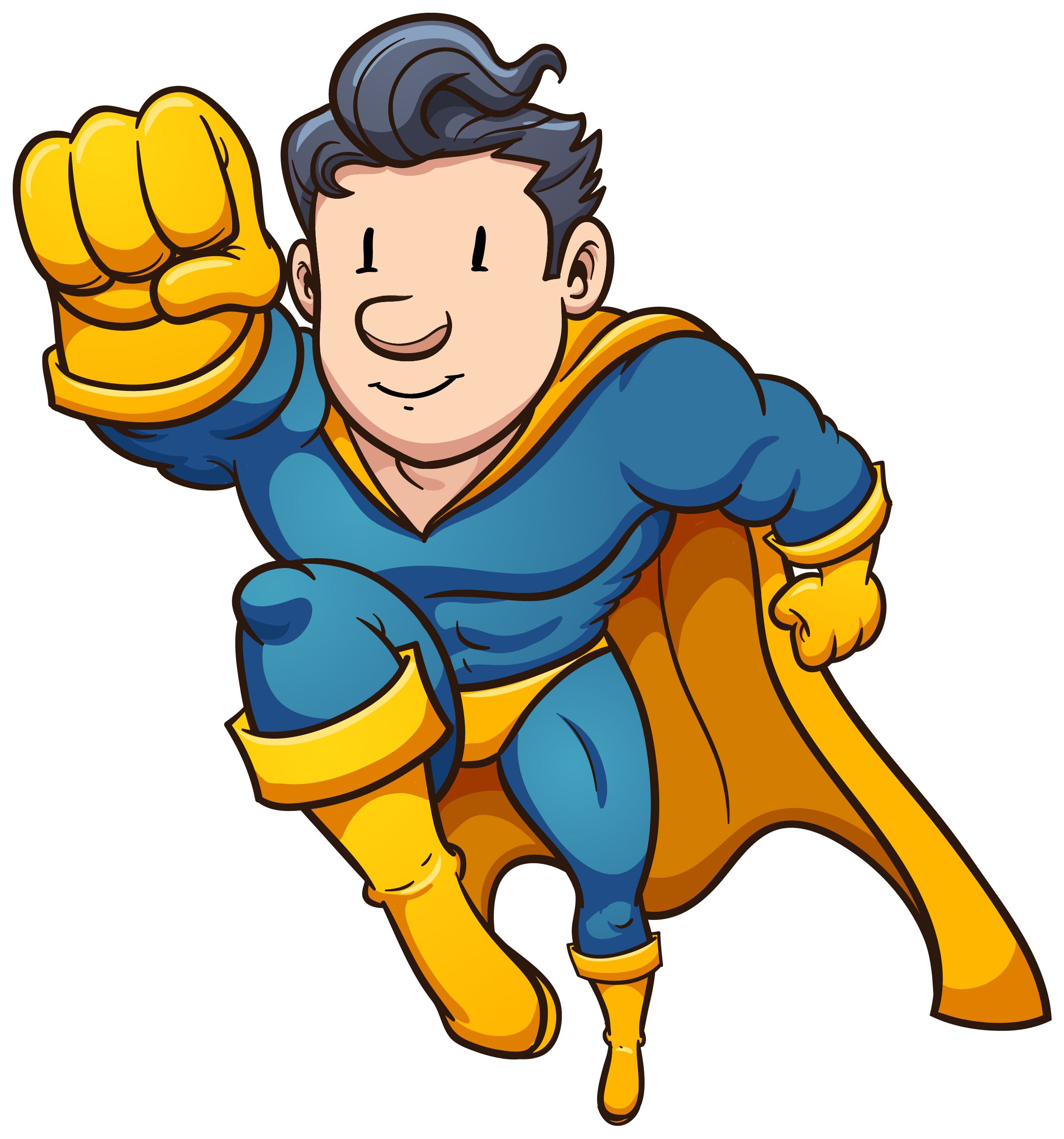 Superhero clipart free for teachers