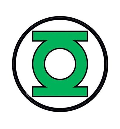 Green lantern symbol.