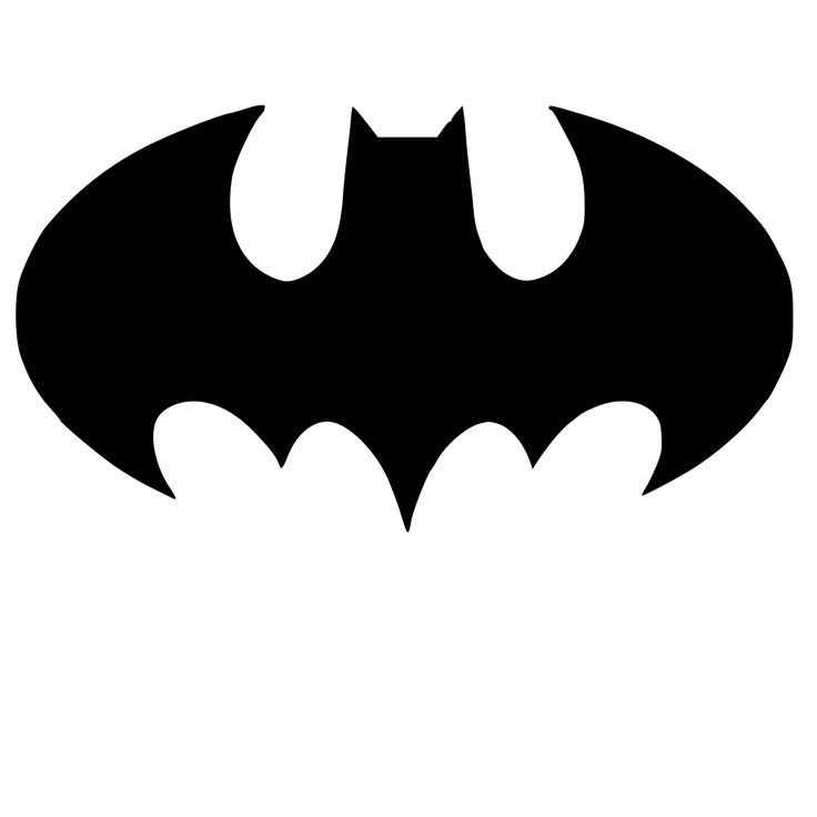 superhero symbols clipart silhouette