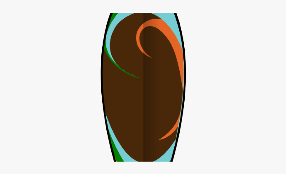 Surfboard Clipart Colorful