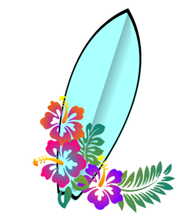 Surfboard Clip Art at Clker