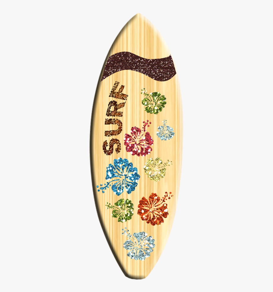 Hawaiian surf board.