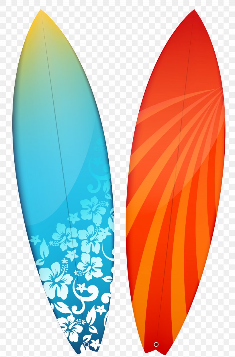 surfboard clipart orange