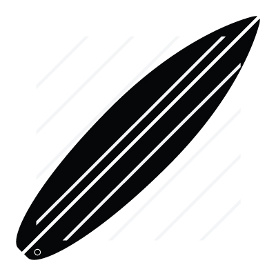 Vector Surfboard, Vector Art, Surfboard Stock Vector