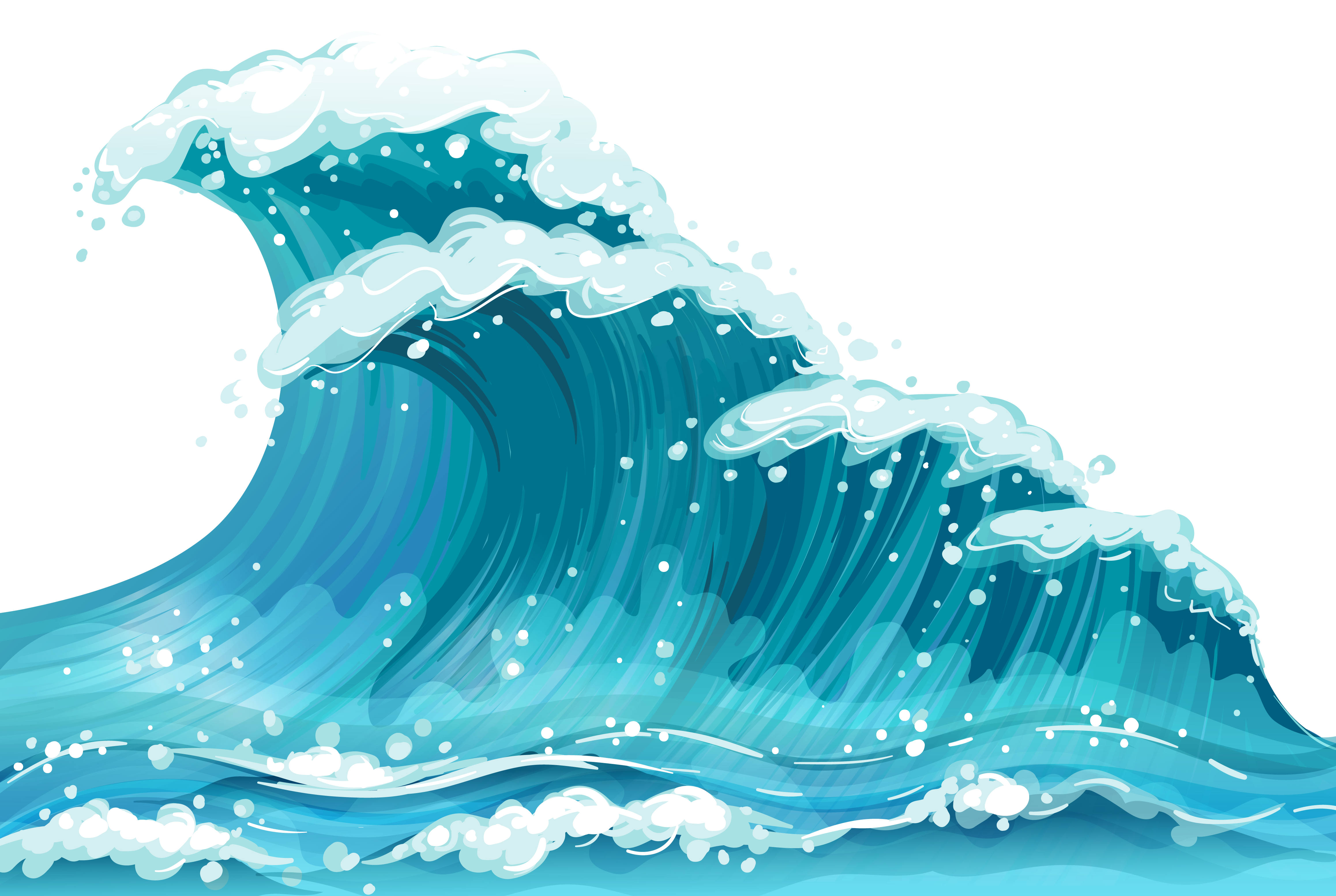 Big wave surfing Big wave surfing Illustration