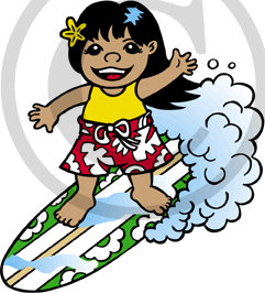 Free hawaiian surfer.