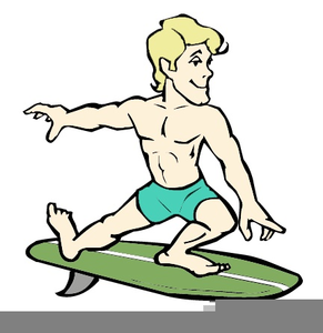Free clipart surfer.
