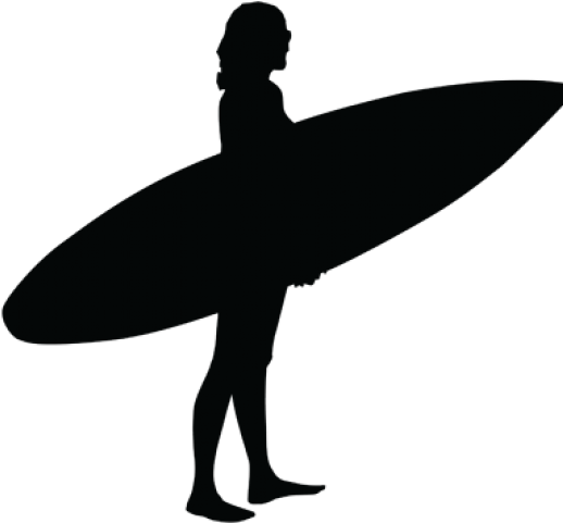 Surfer clipart female.