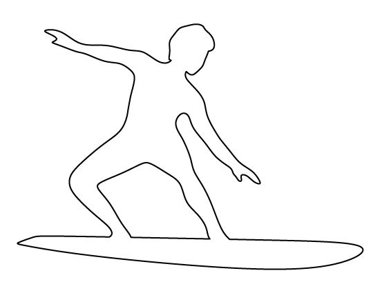 Free Surfer Clipart outline, Download Free Clip Art on Owips