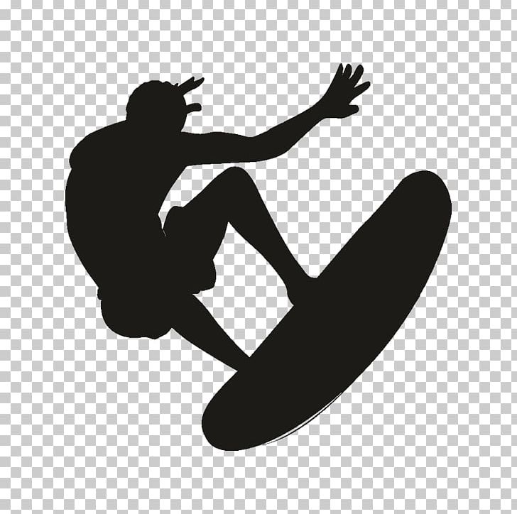 Surfing silhouette png.