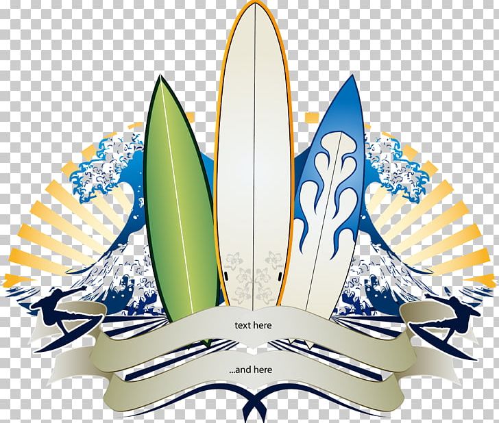 Big Wave Surfing Banner Surfboard PNG, Clipart, Abstract